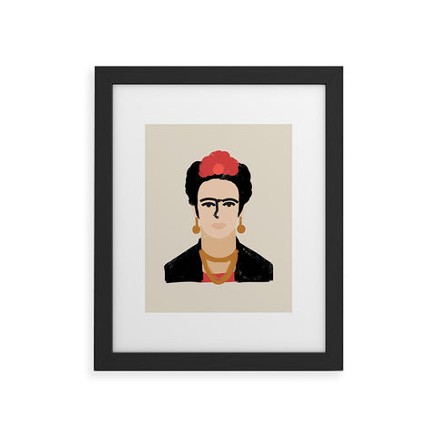 Nick Quintero Abstract Frida Framed Art Print