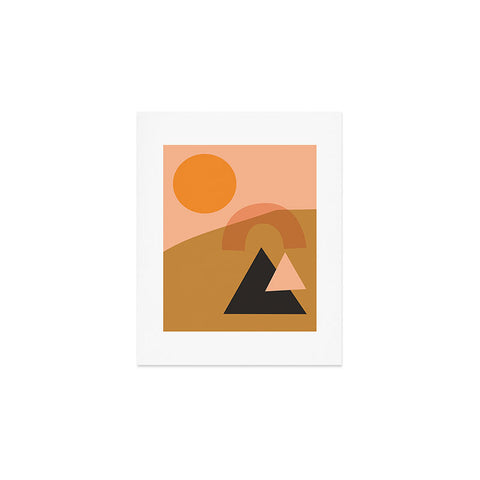 Nick Quintero Abstract Hiking Shapes Art Print