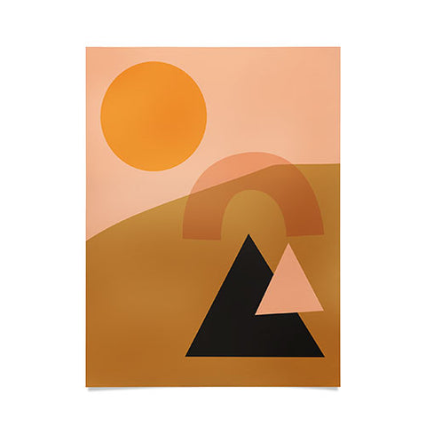 Nick Quintero Abstract Hiking Shapes Poster