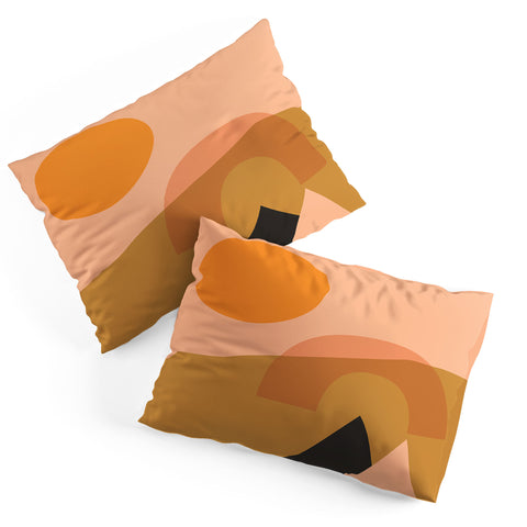 Nick Quintero Abstract Hiking Shapes Pillow Shams
