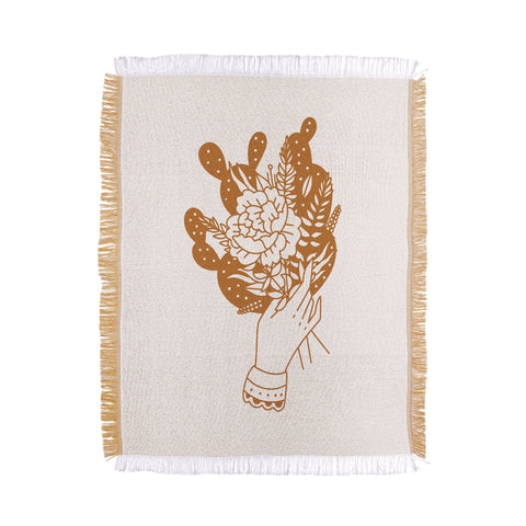 Nick Quintero Cactus Bouquet Throw Blanket