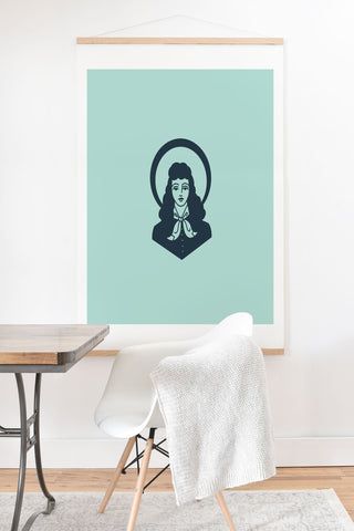 Nick Quintero Cowgirl Portrait Art Print And Hanger