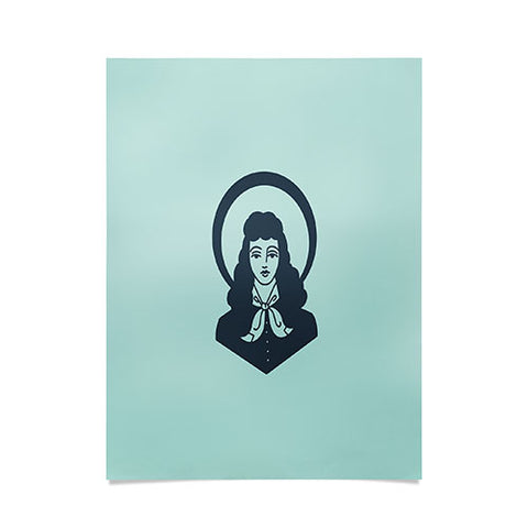 Nick Quintero Cowgirl Portrait Poster