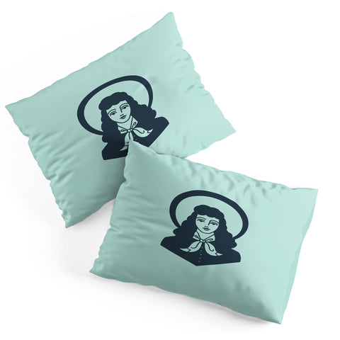 Nick Quintero Cowgirl Portrait Pillow Shams