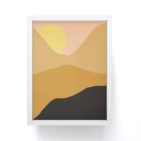 Nick Quintero Desert Depth Framed Mini Art Print