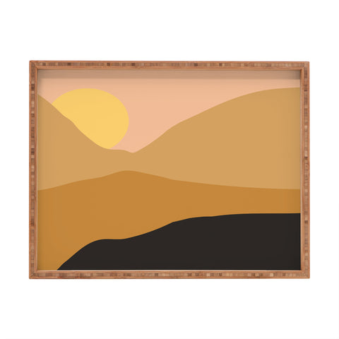 Nick Quintero Desert Depth Rectangular Tray