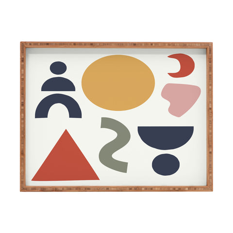 Nick Quintero Desert Map Rectangular Tray