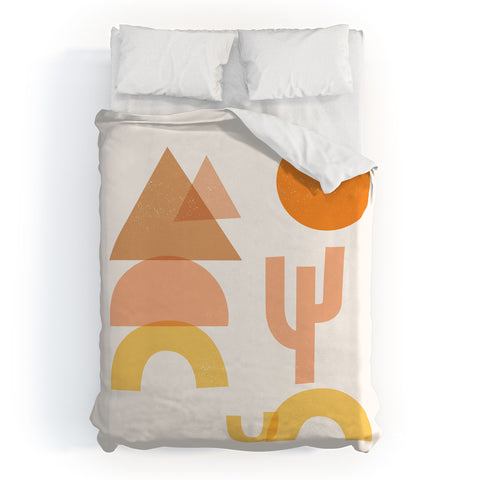 Nick Quintero Desert Shapes Duvet Cover
