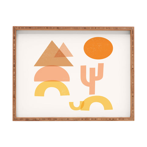 Nick Quintero Desert Shapes Rectangular Tray