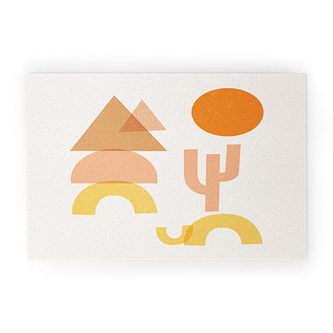 Nick Quintero Desert Shapes Welcome Mat