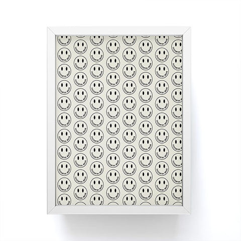 Nick Quintero Existential Dread Pattern Framed Mini Art Print