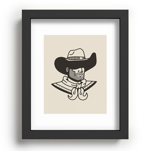 Nick Quintero Faceless Cowboy Recessed Framing Rectangle