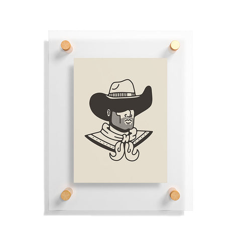 Nick Quintero Faceless Cowboy Floating Acrylic Print