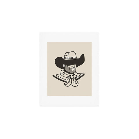 Nick Quintero Faceless Cowboy Art Print