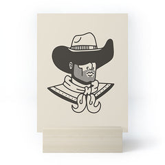 Nick Quintero Faceless Cowboy Mini Art Print