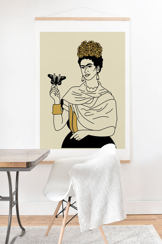 Nick Quintero Frida 1 Art Print And Hanger