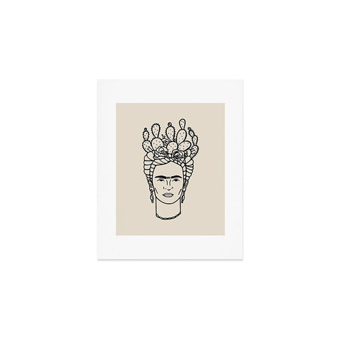 Nick Quintero Frida Cactus Art Print