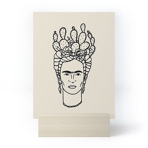 Nick Quintero Frida Cactus Mini Art Print