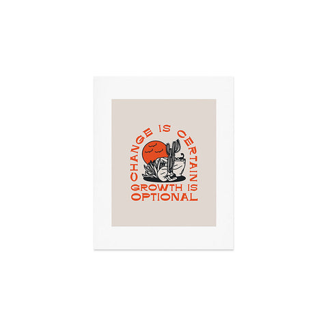 Nick Quintero Growth is Optional Art Print