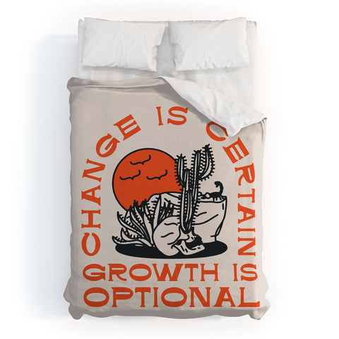 Nick Quintero Growth is Optional Duvet Cover