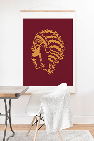 Nick Quintero Headdress Art Print And Hanger