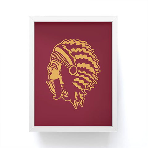 Nick Quintero Headdress Framed Mini Art Print