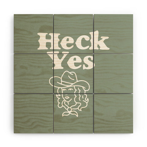 Nick Quintero Heck Yes I Wood Wall Mural