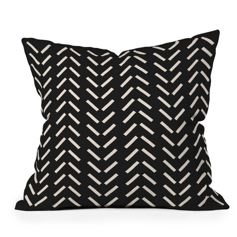 Nick Quintero Herringbone Throw Pillow