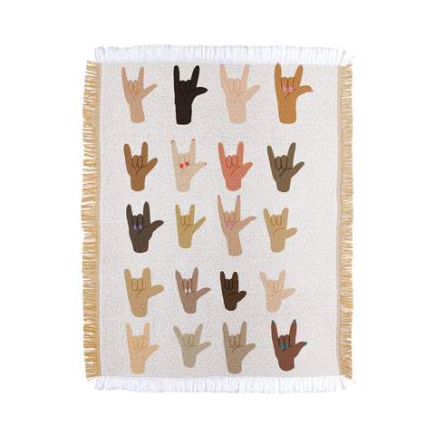 Nick Quintero I Love You I Throw Blanket