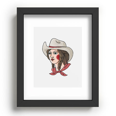 Nick Quintero Marker Cowgirl Recessed Framing Rectangle