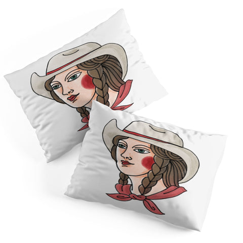 Nick Quintero Marker Cowgirl Pillow Shams