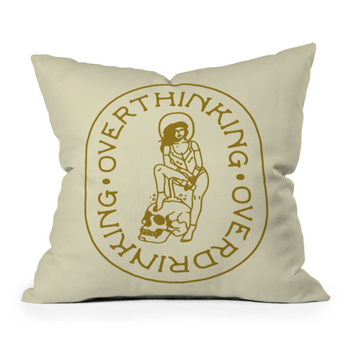 Nick Quintero Overthinking Throw Pillow