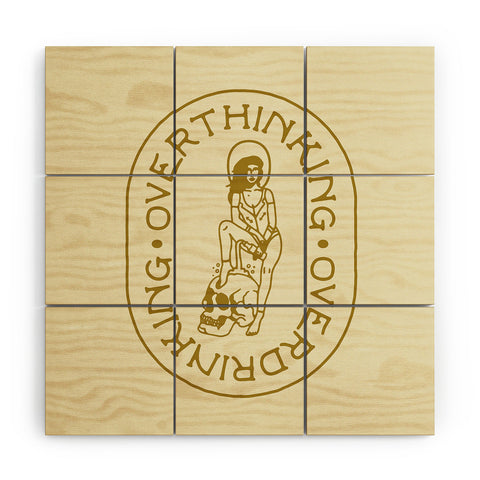 Nick Quintero Overthinking Wood Wall Mural