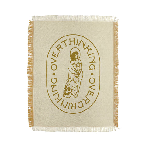 Nick Quintero Overthinking Throw Blanket