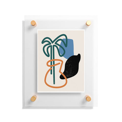 Nick Quintero Palm Tree Vase Floating Acrylic Print