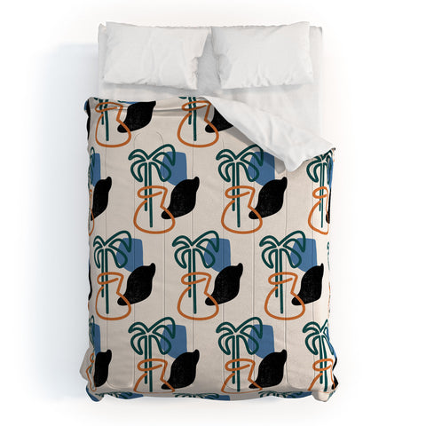 Nick Quintero Palm Tree Vase Comforter