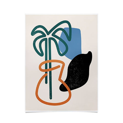 Nick Quintero Palm Tree Vase Poster