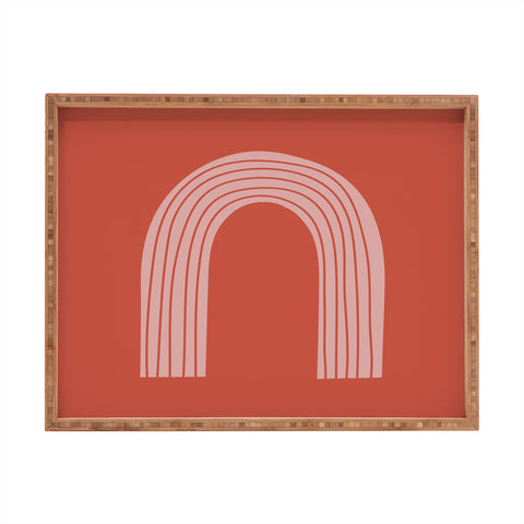 Nick Quintero Pink Arch Rectangular Tray