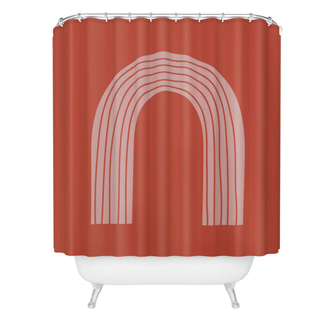 Nick Quintero Pink Arch Shower Curtain