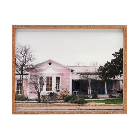 Nick Quintero Pink House Gruene TX Rectangular Tray
