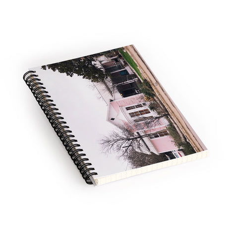 Nick Quintero Pink House Gruene TX Spiral Notebook