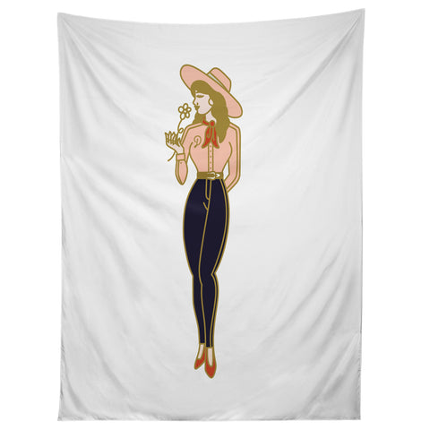 Nick Quintero Pretty Cowgirl Tapestry