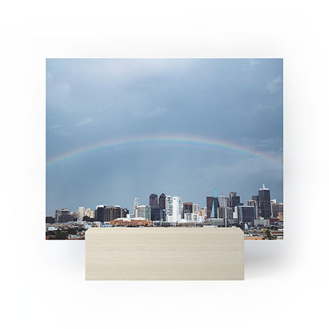 Nick Quintero Rainbow Over Dallas Mini Art Print