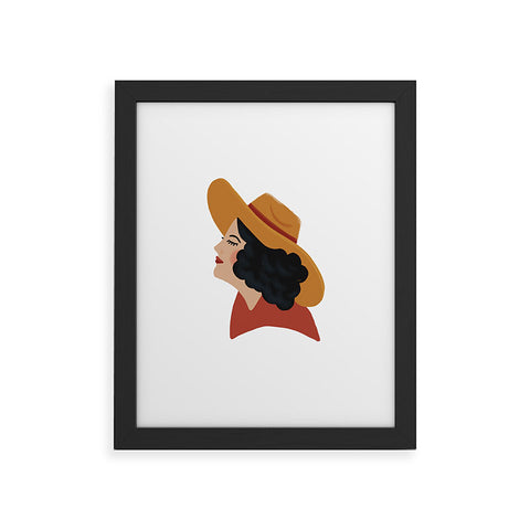 Nick Quintero Sad Cowgirl Framed Art Print