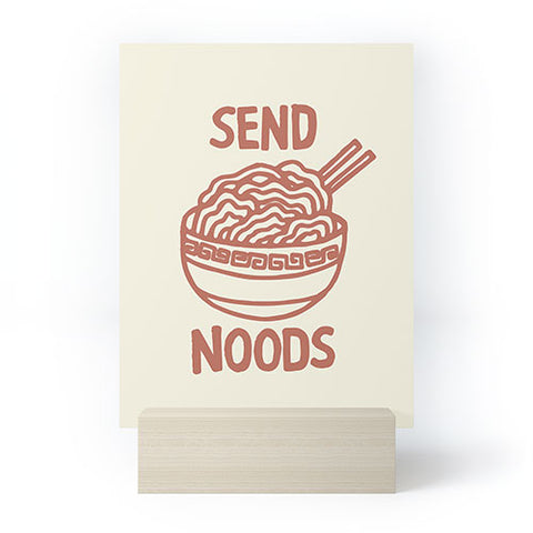 Nick Quintero Send Noods Mini Art Print