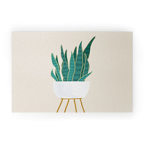 Nick Quintero Snake Plant Welcome Mat