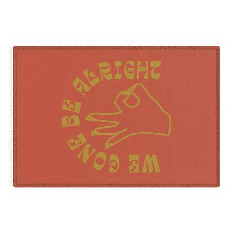 Nick Quintero We Gone Be Alright Outdoor Rug