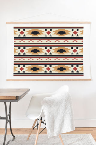 Nick Quintero Western Desert Pattern Art Print And Hanger