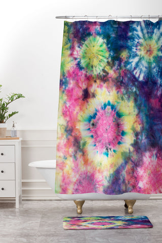 Nicole Van Ekeren starburst01 Shower Curtain And Mat