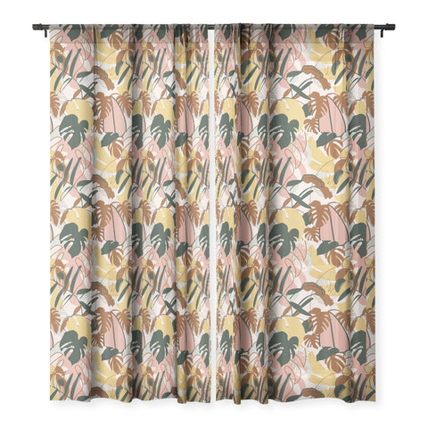 Nika BOHO JUNGLE Sheer Window Curtain